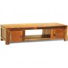 Reclaimed Wood TV Cabinet with 2 Doors Vintage Antique-style