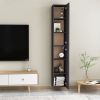 TV Cabinets 2 pcs Gray 12"x11.8"x35.4" Engineered Wood