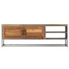 TV Cabinet Recycled Teak and Steel 47.2"x11.8"x15.7"