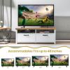 41.5 Inch Modern TV Stand with 2 Cabinets for TVs up to 48 Inch