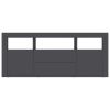 TV Cabinet Gray 47.2"x11.8"x19.7" Engineered Wood