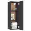 TV Cabinets 2 pcs Gray 12"x11.8"x35.4" Engineered Wood