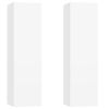 TV Cabinets 2 pcs White 12"x11.8"x43.3" Engineered Wood