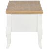 TV Cabinet White 39.4"x13.8"x13.8" Wood