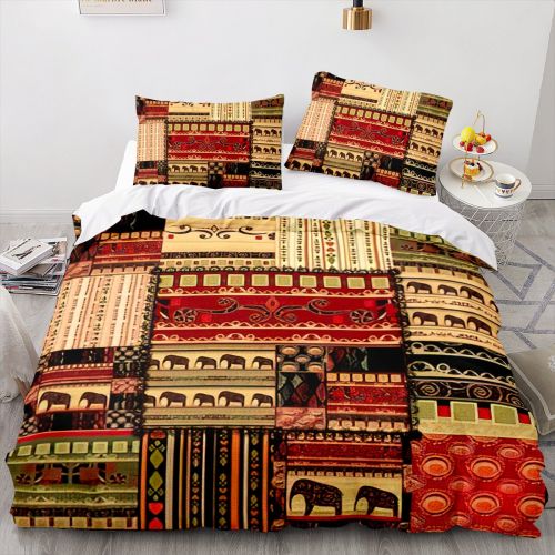 Elephant Series Three-piece Quilt Cover